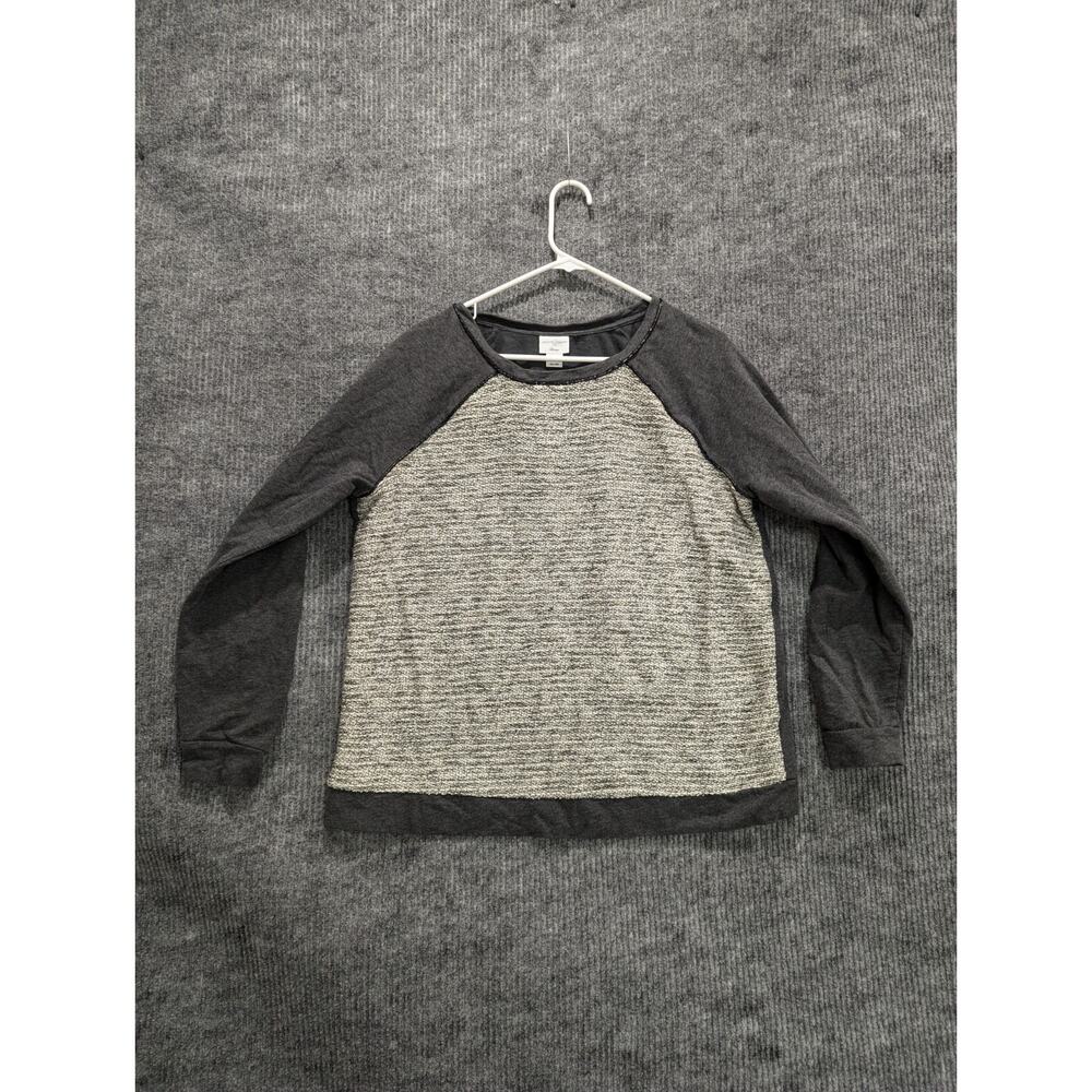 Jaclyn & Smith Lounge Men's Black Long Sleeve Crew Neck Sweatshirt Size XXL
